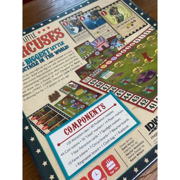 IDW Games Little Circuses Board Game for 1 - 7 Players Ages 10+ Factory Sealed - Picture 5 of 5